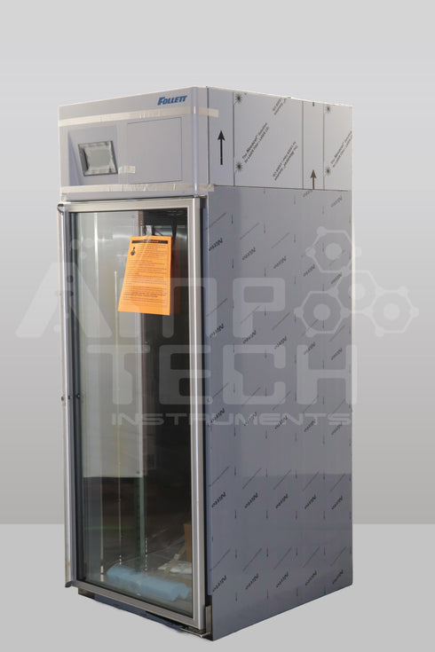 Photo of a Brand New Follett Upright Stainless Steel Laboratory Pharmacy Refrigerator Excellent Price